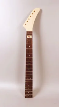 Гриф гитары Yinfente Banana Кленовый 27 дюймов 22 дюйма, Электрогитара своими руками из розового дерева на болтах  5
