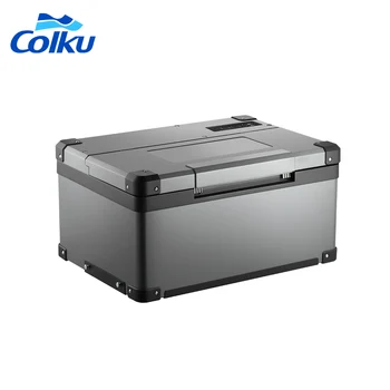 Грузовой холодильник марки Colku TF-45D, мини-портативный охладитель кабины водителя, небольшой холодильник с морозильной камерой постоянного тока 12 В  1