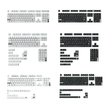 Двойные Толстые Колпачки для клавиш с Подсветкой из ПБТ Keycap CherryProfileFor Механическая клавиатура 75/87/84/108 для Переключателей CherryMX  5