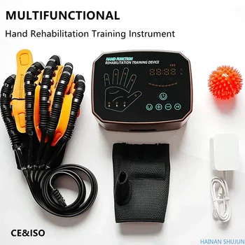 Действительно эффективный Сертифицированный робот-реабилитатор, Перчатка для рук, устройство для восстановления функций рук при инсульте, Гемиплегии, Тренажер для пальцев  5