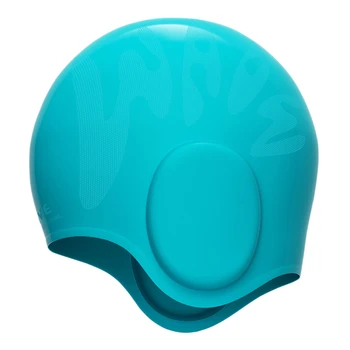 Детская шапочка для плавания унисекс, 3D Защита ушей, силиконовая шапочка для плавания, водонепроницаемая прочная шапочка для плавания для мальчиков и девочек 2  5