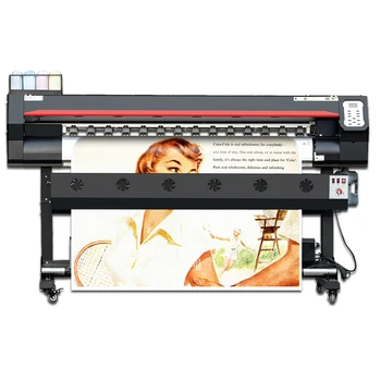 Дешевый сублимационный Экосольвентный принтер для сублимации холста большого формата с печатной машиной для экосольвентного принтера XP600  4