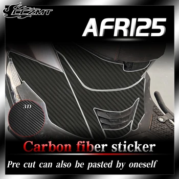 Для Haojue AFR125 наклейки 3D защитные наклейки из углеродного волокна наклейки на кузов автомобиля украшения водонепроницаемые аксессуары для модификации  5