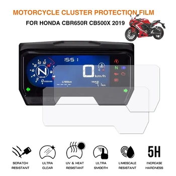 Для Honda CBR650R/CB650R/CBR500R/CB500F/X 2019 + Защитная пленка для экрана приборной панели мотоцикла Против царапин TPU  4