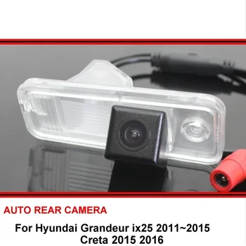 Для Hyundai Grandeur ix25 Creta 2011 ~ 2016 Камера Заднего Вида Автомобильная Резервная Парковочная Камера Камера заднего Вида CCD Ночного Видения  4