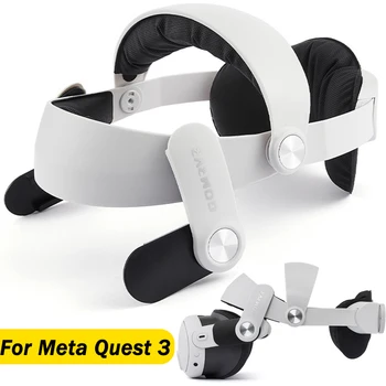 Для Meta Quest 3 Сменный элитный ремешок Регулируемый головной ремень Удобные губчатые головные уборы для Meta Quest 3 VR Аксессуары  5