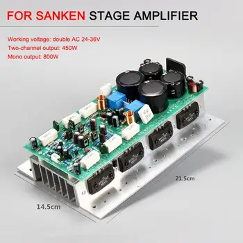 Для Sanken 1494/3858 Двухканальный стереоусилитель высокой мощности мощностью 800 Вт, хорошее качество звука и минимальные искажения, аксессуары  5