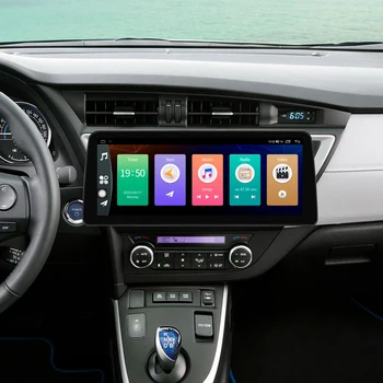 Для Toyota Auris Corolla Хэтчбек E180 2012 2013 2014 2015 QLED 2K Android CarPlay Автомобильное Радио 4G GPS Навигация Стерео Головное Устройство  5