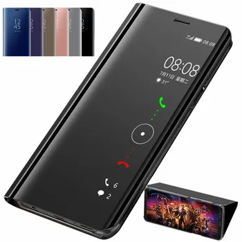 Для Xiaomi Poco M5s Case Smart Mirror Магнитный Флип-Чехол Для телефона Poco M5s 4G PocoM5s 2022 M 5s 5 s Защита Подставки Задняя Крышка  5