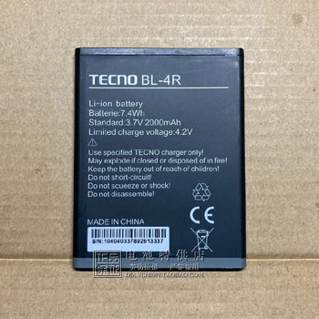 для аккумулятора сотового телефона in TECNO BL-4R панель сотового телефона 7,4 Втч 2000 мАч  10