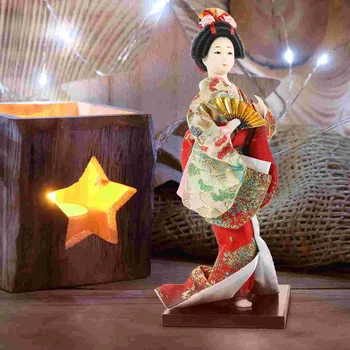 Домашний декор Nolitoy Модель куклы Гейши Кабуки, Японское Кимоно, фигурка Майко, Восточный автомобиль  3