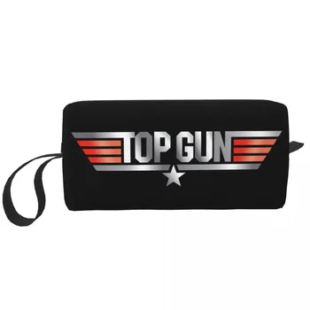 Дорожная сумка для туалетных принадлежностей Tom Cruise Maverick Film Top Gun, милый косметический органайзер для макияжа для женщин, коробка для хранения косметических принадлежностей Dopp Kit Box  5