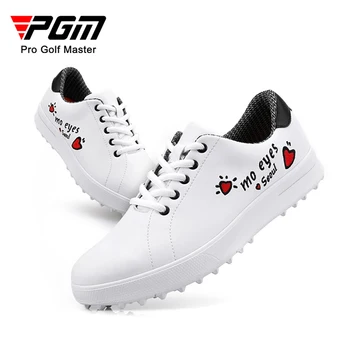 Женская обувь для гольфа PGM, водонепроницаемые нескользящие спортивные кроссовки для гольфа, Удобные женские кроссовки для активного отдыха  5