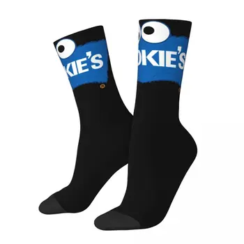 Женские носки Cookies Monsters, Мягкие Модные носки, высококачественные аксессуары, средние трубчатые носки, Маленькие подарки  5