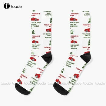 Забавные носки с наклейками на самокат, белые Носки, женские Высококачественные Милые Элегантные Милые хлопковые носки с рисунком Каваи, 1 пара  5
