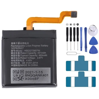 Замена батареи HB532729EFW емкостью 460 мАч для часов Huawei GT2 Pro, Запасная часть батареи  3