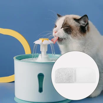 Заменен фильтр с активированным углем для домашней собаки, Автоматический диспенсер для фонтанчика для домашних животных, фильтр для питьевого фонтанчика для кошек  5