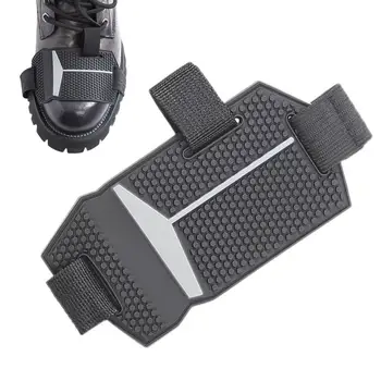 Защита для мотоциклетной обуви, резиновая защита для обуви для езды на мотоцикле, противоскользящая защита для обуви с крючком и петлей, идеально подходит для мотоцикла  5