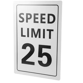 Знак Ограничения скорости 25 миль в час, дорожный знак 