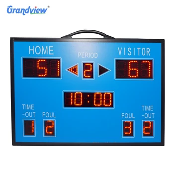 Изготовленное на заказ внутреннее или наружное электронное табло Баскетбол Теннис Футбол Бадминтон светодиодное цифровое Спортивное табло  10