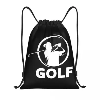 Изготовленные на заказ сумки-рюкзаки для гольфа на шнурке, Женские Мужские легкие сумки для спортзала, спортивные сумки для тренировок  0