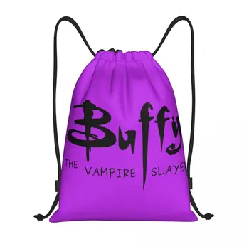 Изготовленный на заказ рюкзак Buffy The Vampire Slayer С завязками, Сумки для мужчин и женщин, легкие сумки для ТВ-шоу, спортивные сумки для спортзала, сумки для путешествий  5