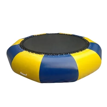 Индивидуальные надувные водные батуты из ПВХ Summer Jump Floated Trampoline для водных игр на открытом воздухе  5