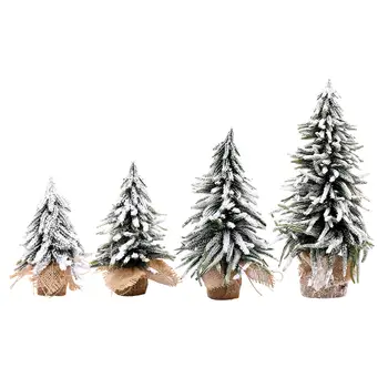 Искусственная рождественская елка в деревенском стиле Снежная елка для рождественских и новогодних витрин магазинов  0