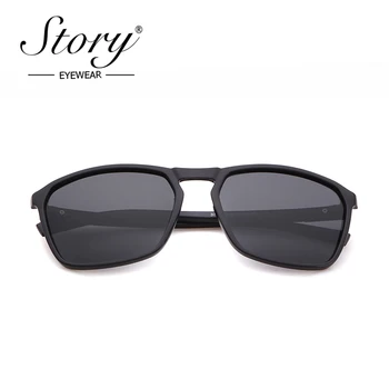 ИСТОРИЯ ретро квадратные солнцезащитные очки мужские 2019 брендовая дизайнерская винтажная классика черные Поляризованные очки ploygon мужские очки для водителя SZ3782  5