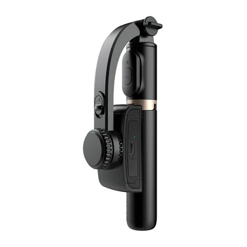 Карданный смартфон Bluetooth Ручной стабилизатор Черная селфи-палка со штативом селфи-палка Складной карданный подвес для смартфона  5