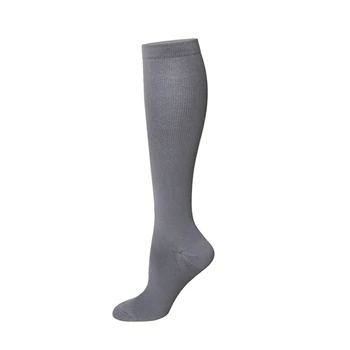 Качественные однотонные носки для велоспорта, быстросохнущие спортивные носки для взрослых, дышащие новые носки до колена высокого качества для унисекс 2023 г.  5