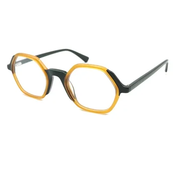Квадратные поляризованные солнцезащитные очки для мужчин из ацетатного сплава, винтажные солнцезащитные очки для женщин, солнцезащитные очки высокого качества, оттенки для очков  5