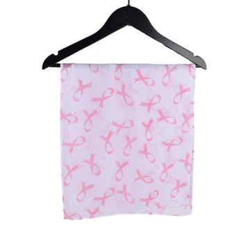 Классические шарфы для жаркого лета, обертывание шеи розовой лентой, приятные для кожи шарфы для мамы, солнцезащитные принадлежности  4