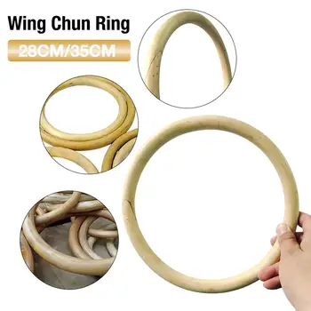 Кольцо из ротанга Вин Чун Кольца из натурального дерева Запястье Вин Чун Кунг-фу Оборудование для тренировки силы рук Кольцо для физических упражнений  5