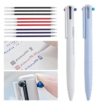 Красная ручка для коррекции, черные/красные/синие чернила 0,5 мм, креативные канцелярские принадлежности, нейтральная ручка, шариковая ручка, гелевые ручки, ручка 3 цвета.  5