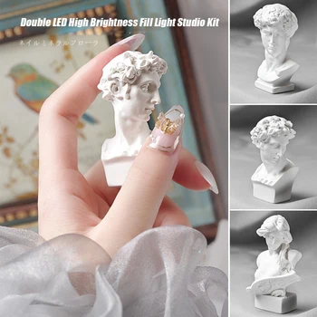 Креативная Европейская скульптура, Гипсовая статуя для фотосъемки, Греко-Римская мифология, голова человека, Фото Декоративный фон, Реквизит  5