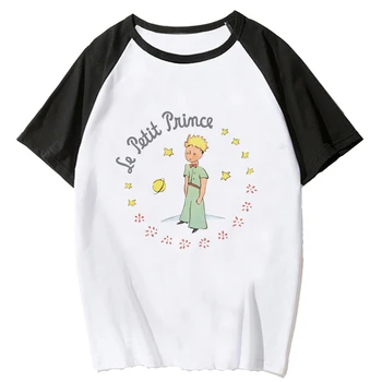 Маленький принц топ женская летняя футболка harajuku manga для девочек дизайнерская графическая одежда с комиксами  4