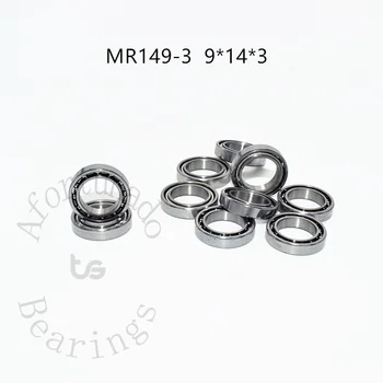 Миниатюрный подшипник MR149-3 10 штук 9*14*3 (мм) Бесплатная доставка деталей для высокоскоростного механического оборудования из хромированной стали  5