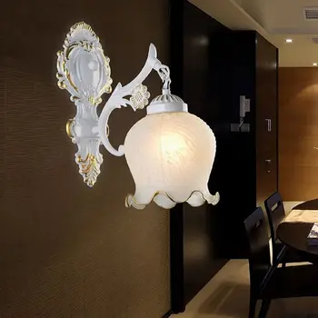 Минималистичный гостиничный прикроватный стеклянный настенный светильник Golden Generation для коридора, светодиодный Европейский настенный светильник с одной головкой для прохода  5