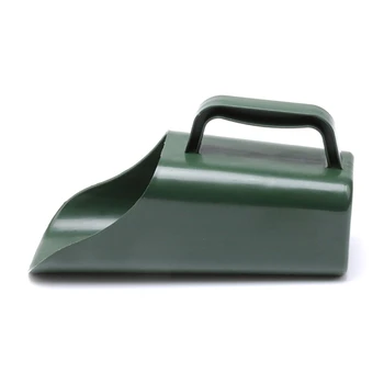 Многофункциональная пластиковая садовая лопатка для почвы, посадки, компоста (армейский зеленый), износостойкая, долговечная  2