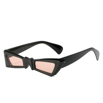 Модные Квадратные солнцезащитные очки в форме милого банта для женщин 2023 года, новый роскошный бренд 