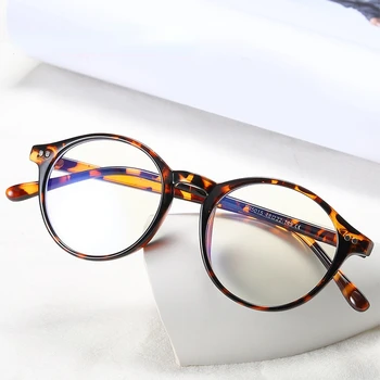 Модные круглые очки для близорукости в оправе Женские Мужские очки с прозрачными линзами Оптические очки для очков Женские очки  5