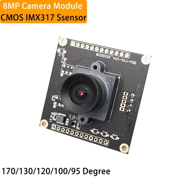 Модуль камеры 8MP CMOS IMX317 Сенсор 4K С Высоким Разрешением, Без Искажений, Высокоскоростная 30 кадров в секунду UVC Usb Промышленная Видеокамера  10