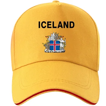 Молодежная Исландия, Сделай сам, Бесплатное пользовательское имя, Номер, Шляпа, Национальный флаг, Is Icelandair, Бейсбольная кепка с принтом колледжа Исландской страны  5