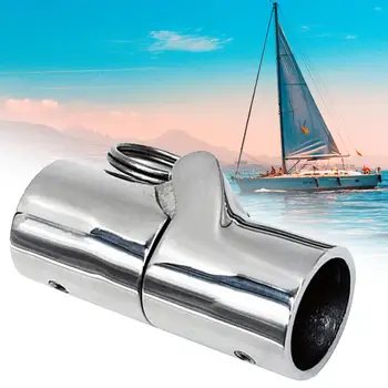 Морская поворотная соединительная труба из нержавеющей стали Соединитель для лодочной трубы Бимини Верхняя палуба  10