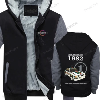 мужская зимняя куртка с капюшоном хлопчатобумажная одежда OPEL ASCONA 1982 унисекс винтажная модная толстовка с капюшоном на молнии верхняя одежда  5