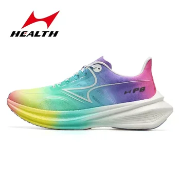Мужская профессиональная обувь для марафона на мокром грунте с противоскользящей карбоновой пластиной, сверхлегкие тренировочные кроссовки для скоростного бега  5