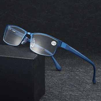 Мужские деловые черные очки для чтения, мужские оптические очки для чтения при пресбиопии высокой четкости+1.0 1.5 2.0 2.5 3.0 3.5 4.0  5