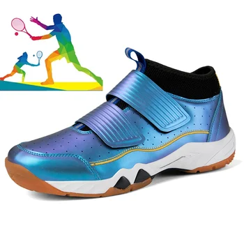 Мужские и женские профессиональные теннисные туфли, молодежные удобные волейбольные туфли, мужские кроссовки для фитнеса и бадминтона, Размер 36-45  5