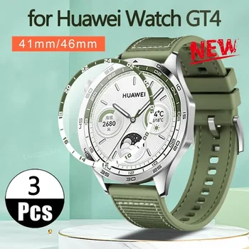 Мягкая Гидрогелевая Пленка для Huawei Watch GT4 41ММ 46ММ Масштабные Защитные Пленки Для Экрана HD Против царапин Защитные Пленки Для Часов 3шт Не Стекло  5